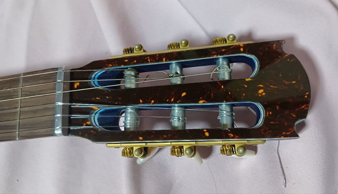 サイレント　クラシックギター　音無くん　ネイビー(自家製）