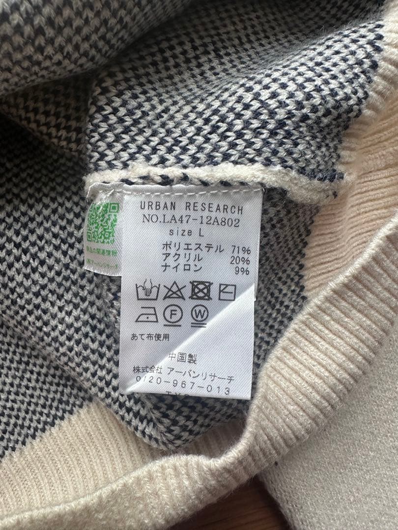 Oopsゴルフ アーバンリサーチサニーレーベル　ハーフジップニット