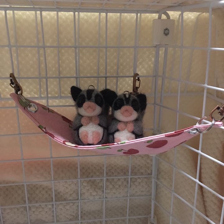 三角コーナーハンモック（りんご柄）夏仕様   2枚組  1150円