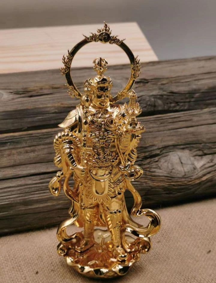 【修縁堂】美術工芸品 毘沙門天 装蔵版 密教法具