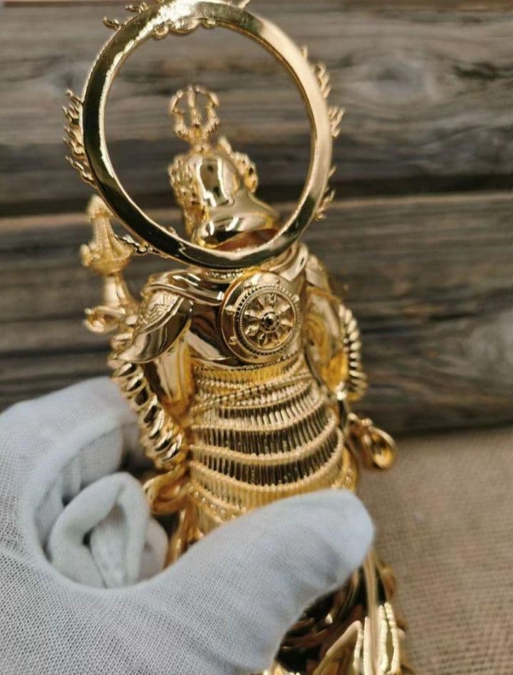 【修縁堂】美術工芸品 毘沙門天 装蔵版 密教法具