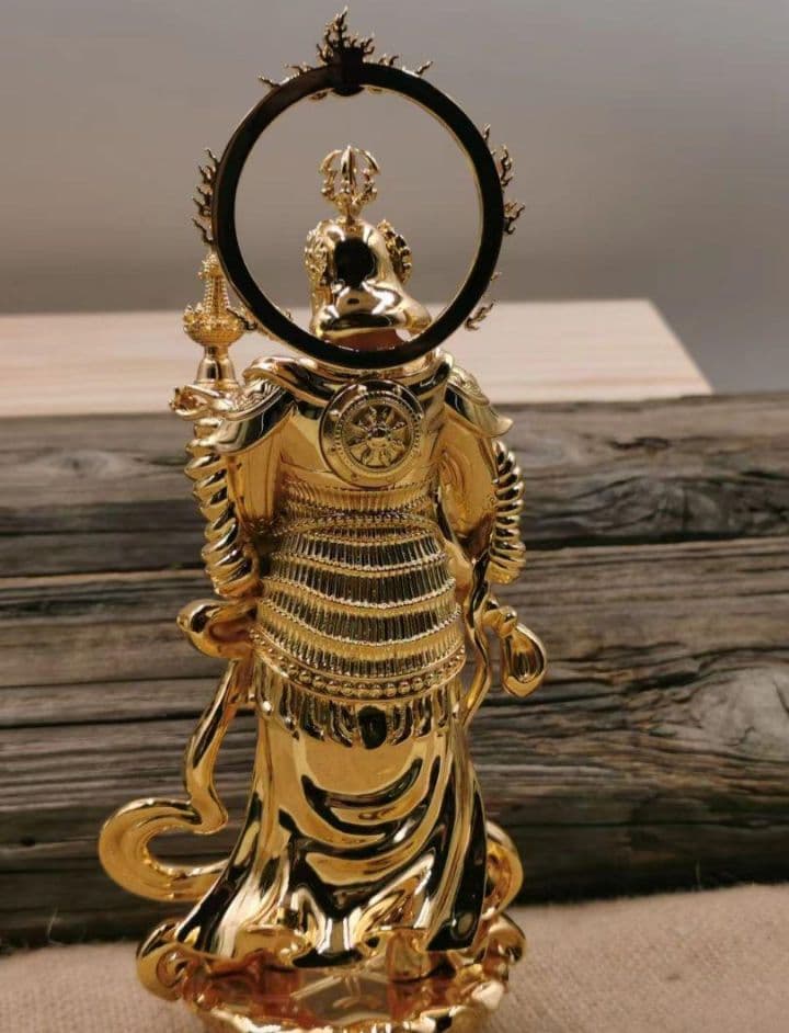 【修縁堂】美術工芸品 毘沙門天 装蔵版 密教法具