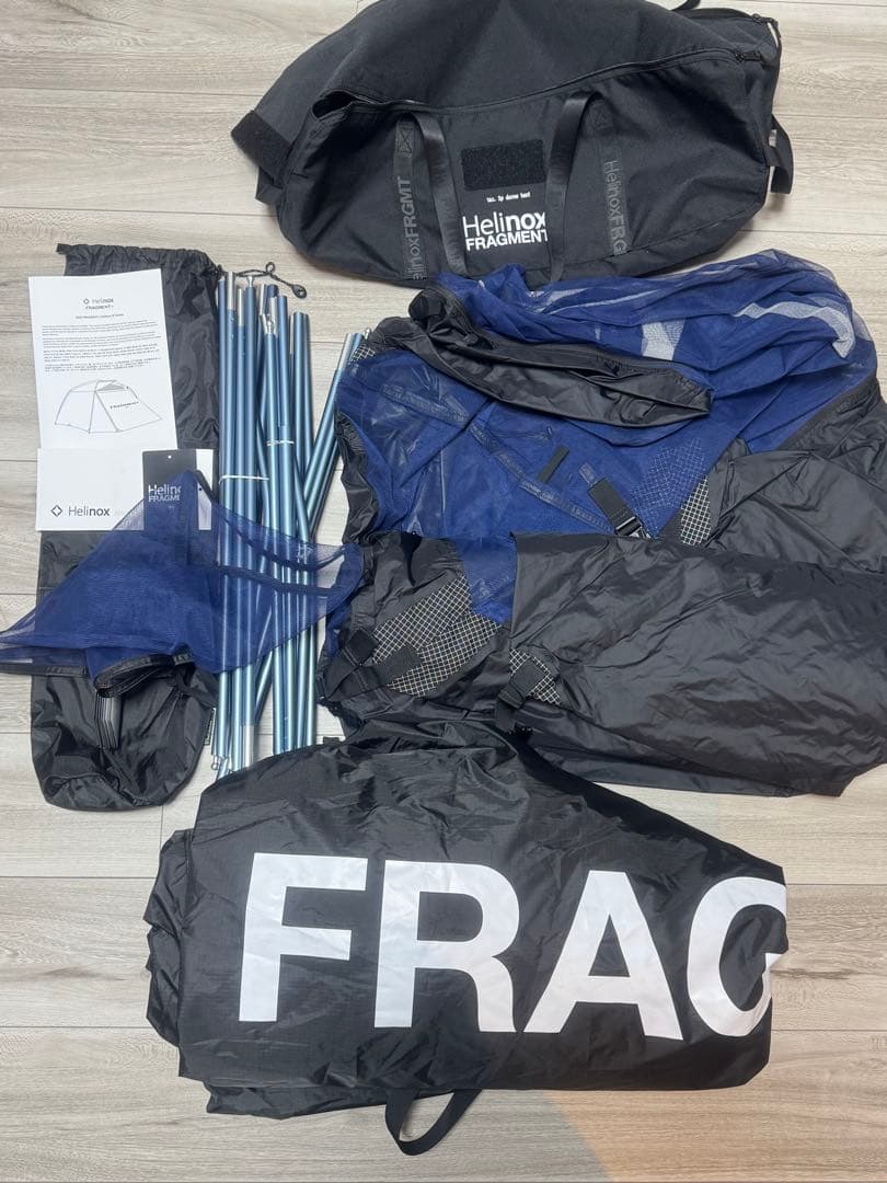 FRAGMENT Helinox 3P Dome Tent Black テント