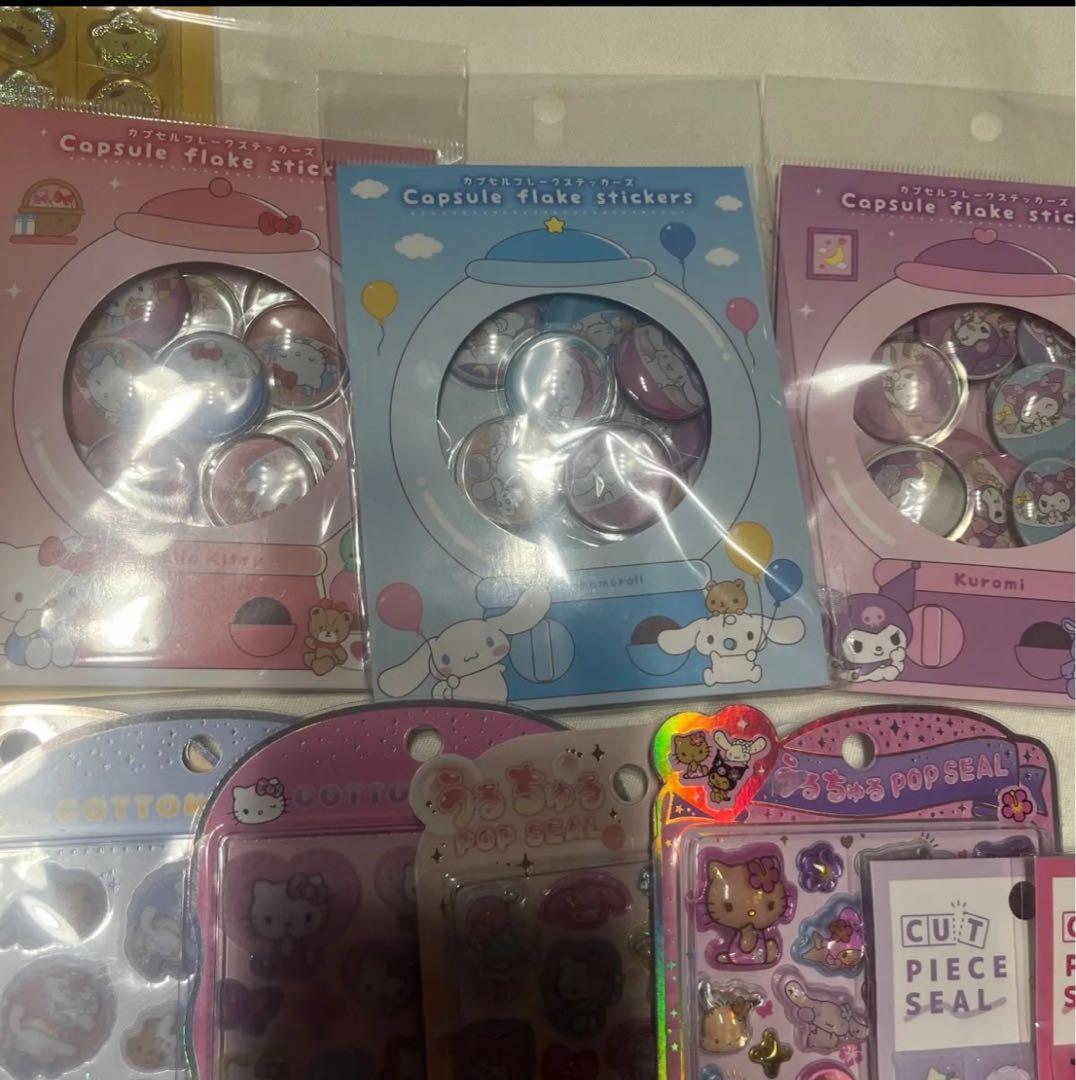 ボンボンドロップシール うるちゅるポップシール サンリオ キティ クロミ