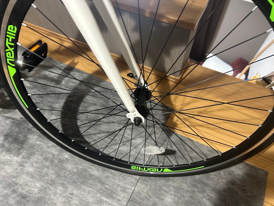 NEXTYLE(ネクスタイル) ロードバイク 自転車 ホワイト 発送も可