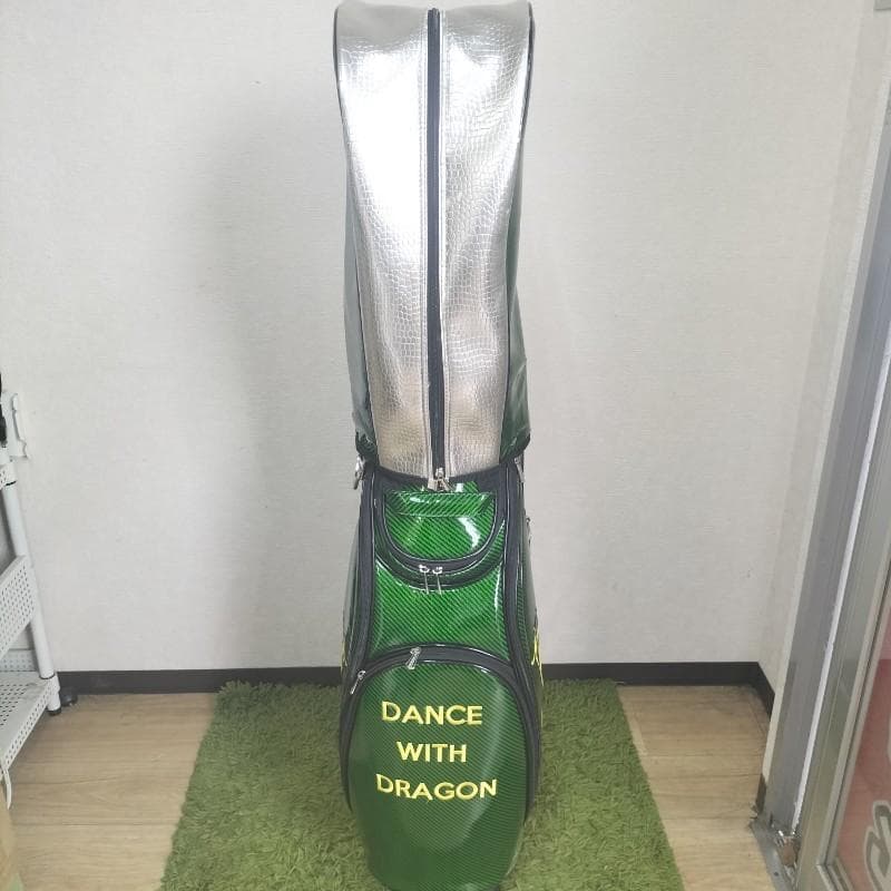 DANCE WITH DRAGON バイアスホロストライプ キャディバッグ