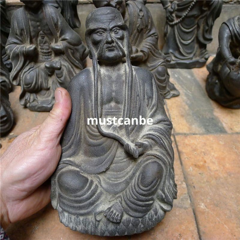 鉄製 仏像 十八羅漢像 茶室 博古架 仏堂 工芸品 置物