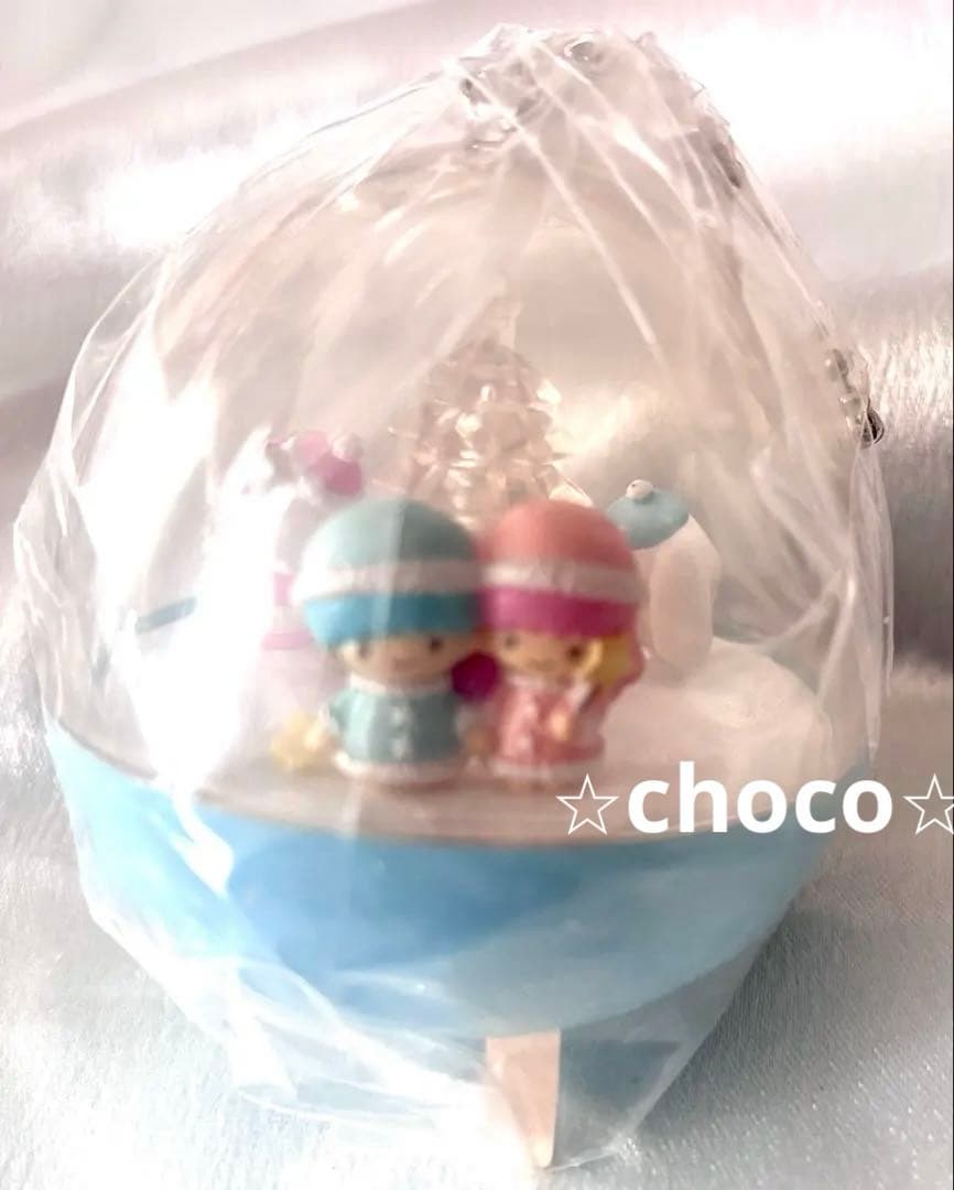 サンリオ 光る 雪キラマスコット キキララ キティ シナモン 箱付当時物 レア