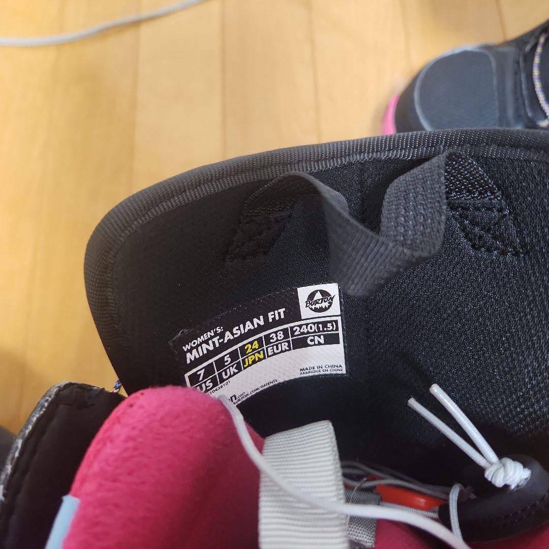 美品バートン.MINT-ASIAN.FIT.レディース.24.0cm
