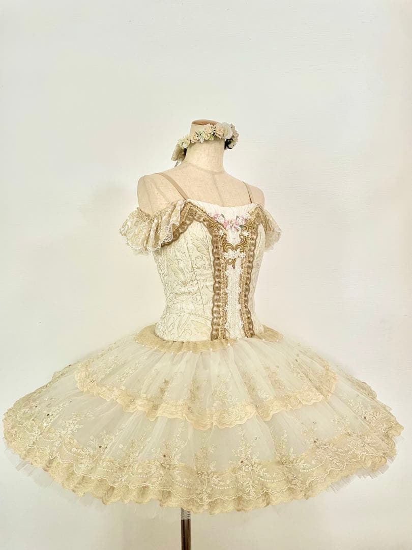 バレエ衣装　Sサイズ　ゴールド系