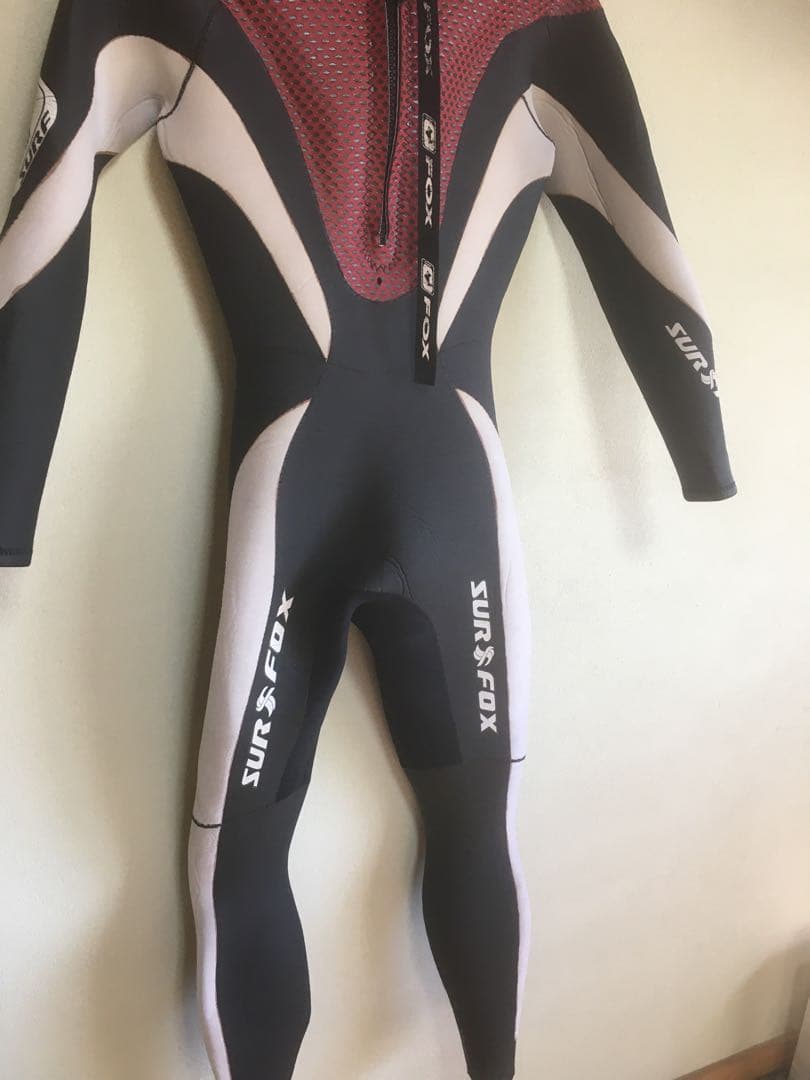 Fox ウェットスーツ セミドライ ブラック/レッド