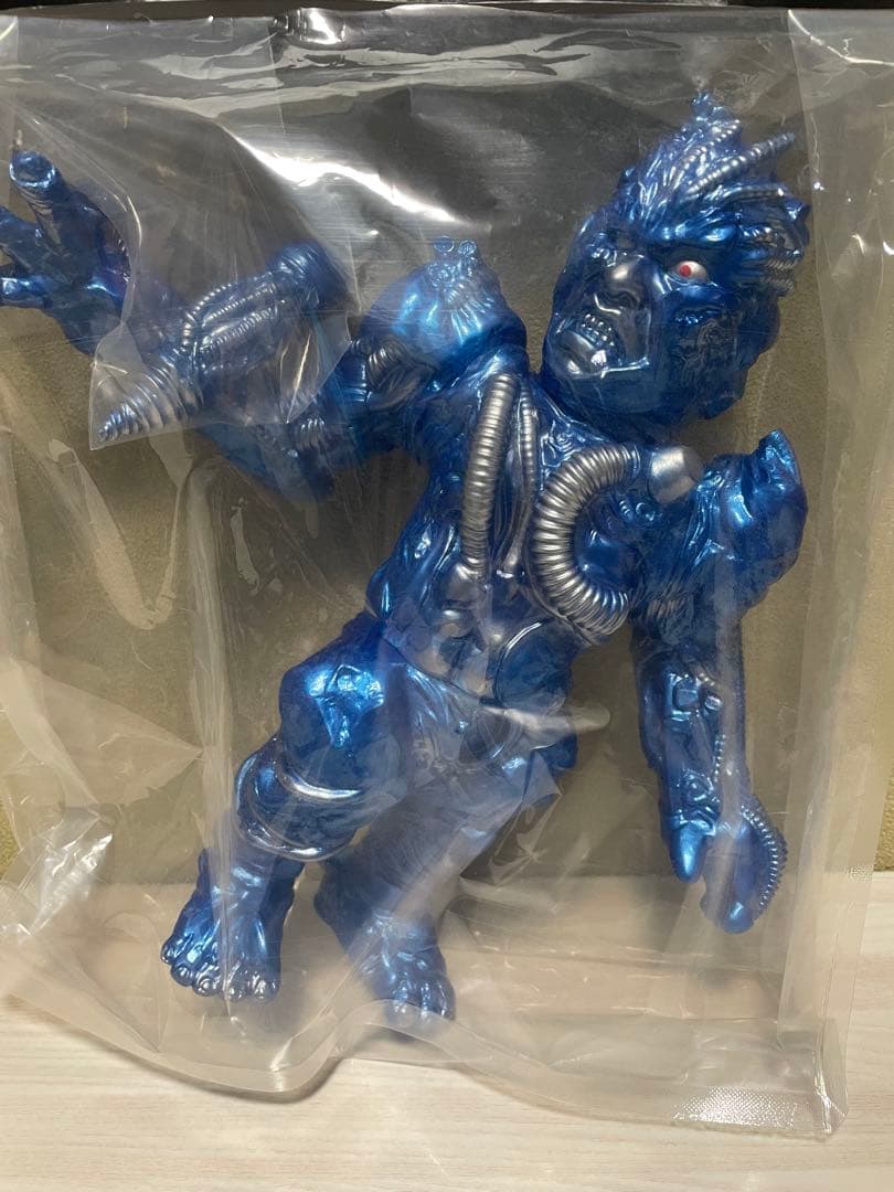 鉄男 ソフビ 留之助商店限定 メタリックブルー