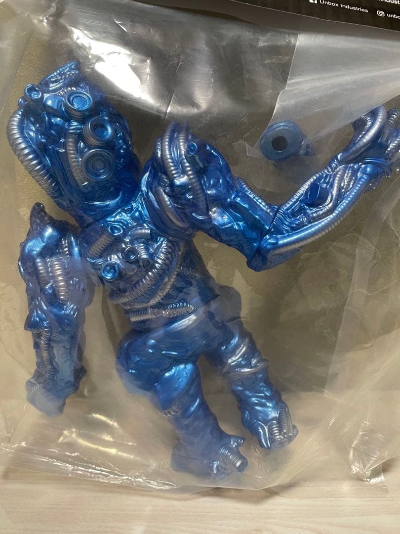 鉄男 ソフビ 留之助商店限定 メタリックブルー