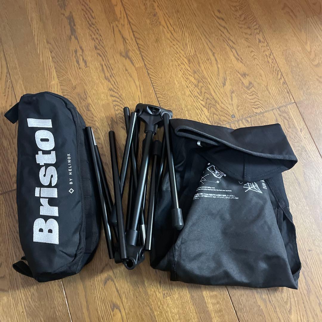 HELINOX Bristolコラボ 折りたたみチェア 黒 クッション付き