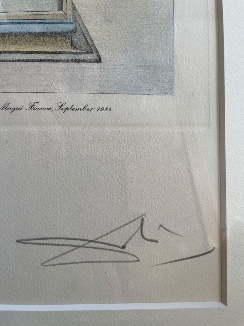 サルバドール・ダリ　「ポート・リガットの聖母」リトグラフ　AP 65/75