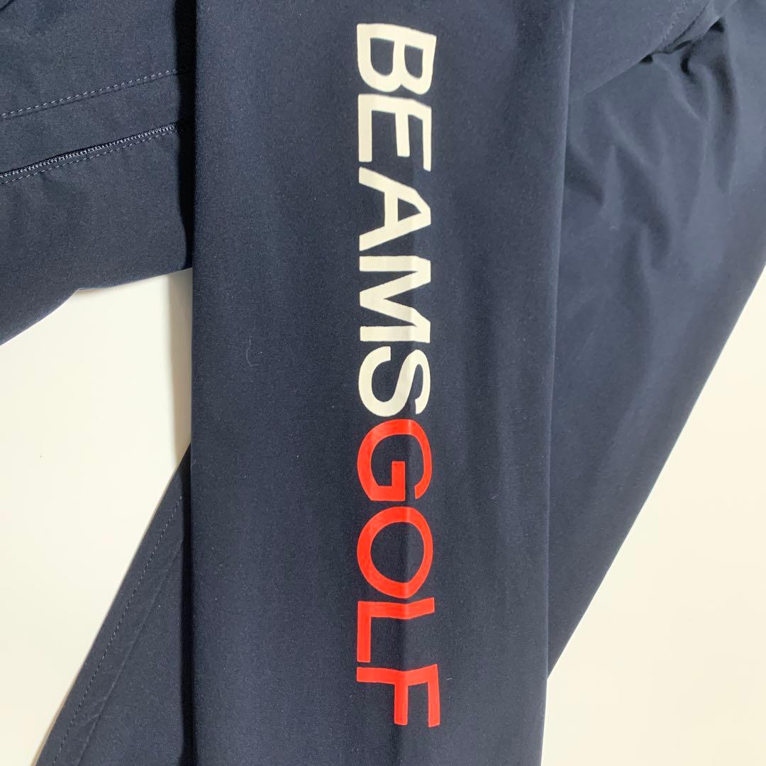 BEAMS GOLF ナイロンジャケット コーチジャケット　ネイビー　L