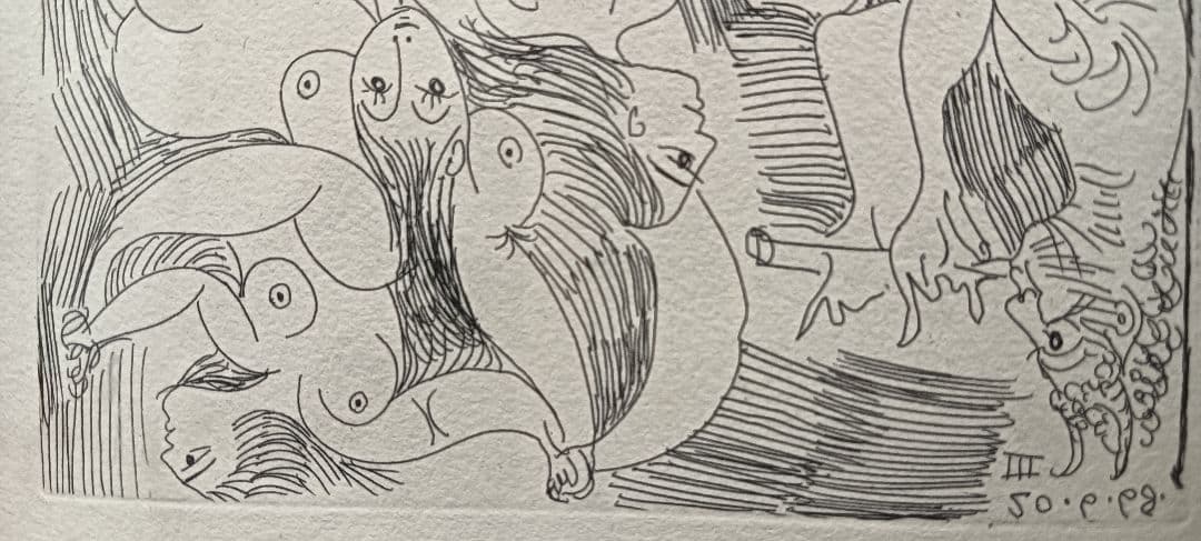 ピカソ　Picasso　 エッチング 銅版画