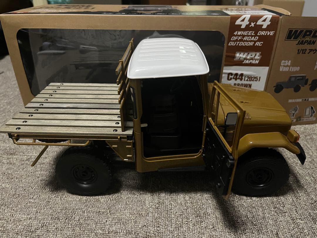 WPlL JAPAN C44 1/12 Outdoor RC ブラウン 技適付き