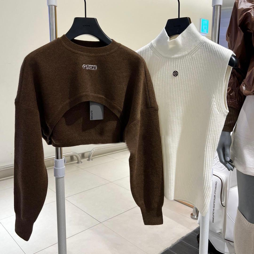 G/FORE ジーフォア レディース ゴルフ トップス セーター ニット bro