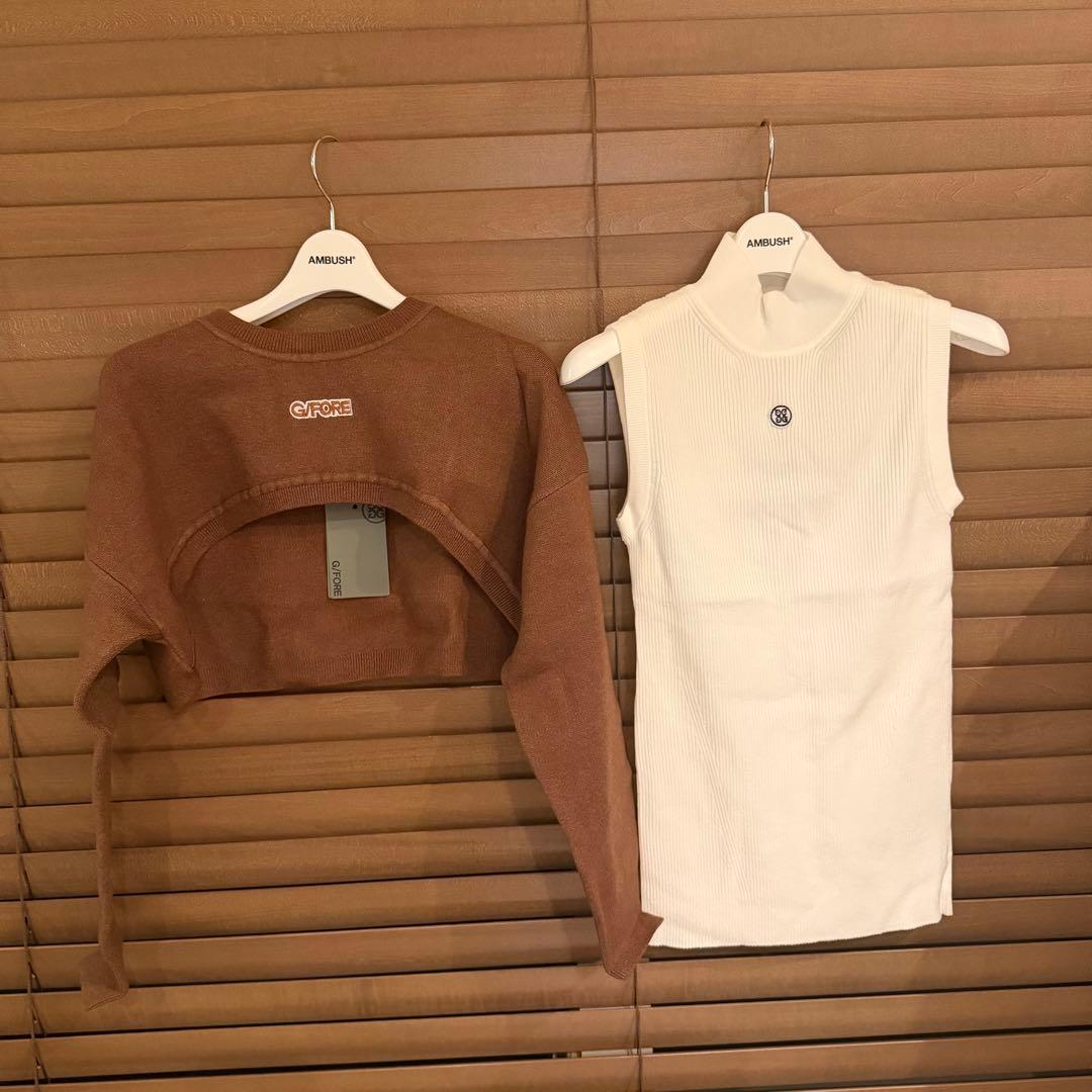 G/FORE ジーフォア レディース ゴルフ トップス セーター ニット bro