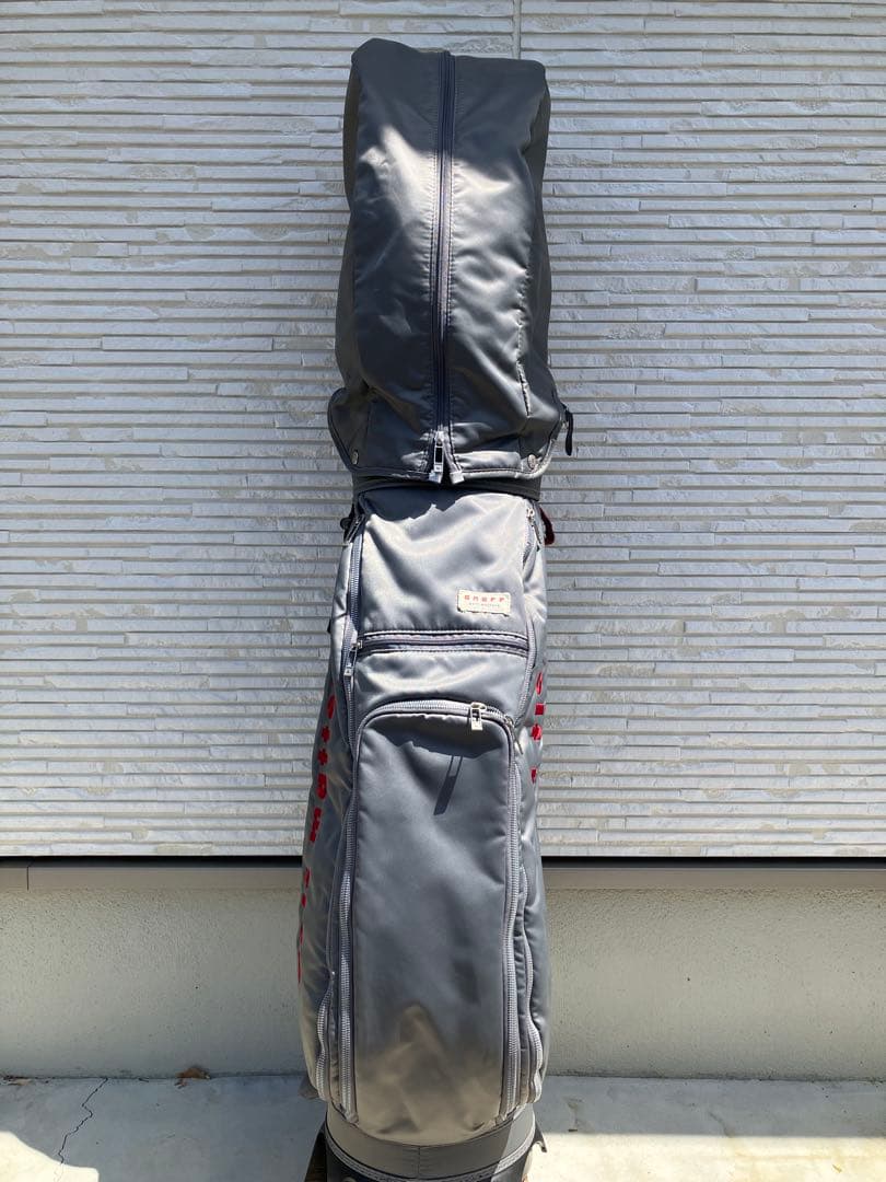 martin⭐︎オノフONOFFグレー キャディバッグ 収納ポケット付き