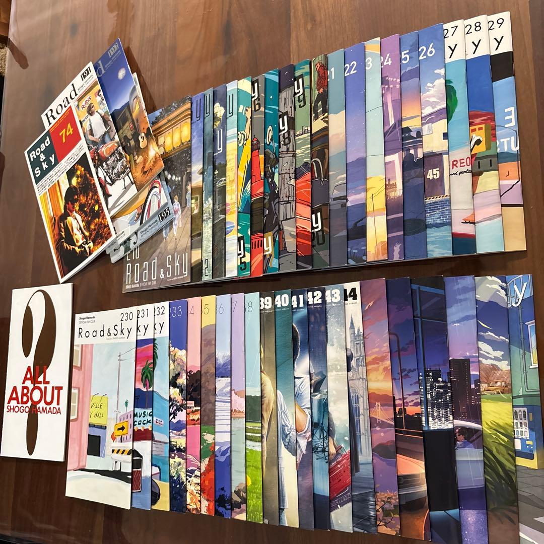 希少セット特価‼️さらにNo252を追加‼️浜田省吾ファンクラブ会報バックナンバー