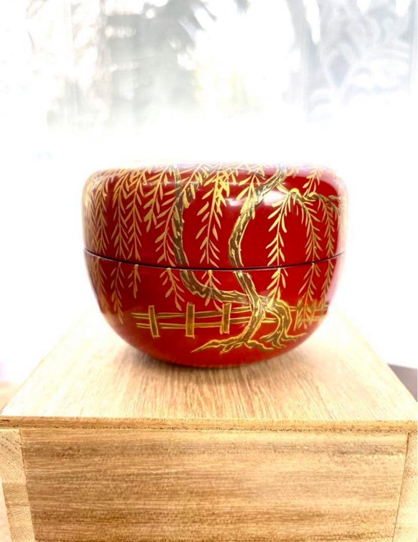 定価56,235円❣️希少・新品　琉球漆器　高級　棗・茶杓・香合・太鼓