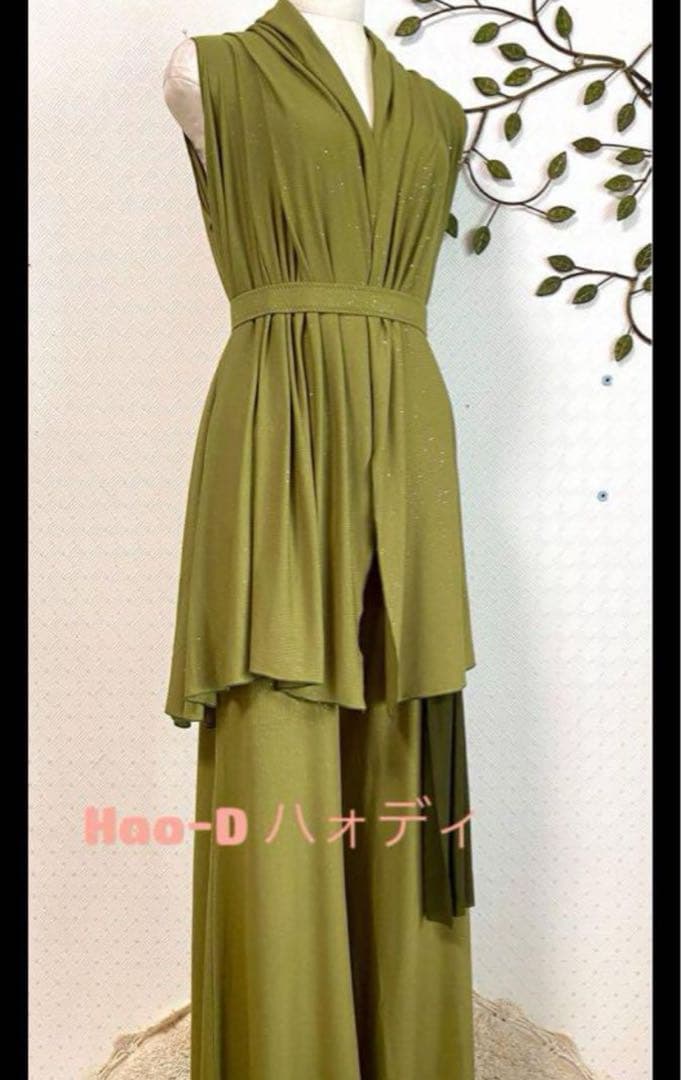 社交ダンス★キラキラ★2点★セットアップ★オリジナル★M