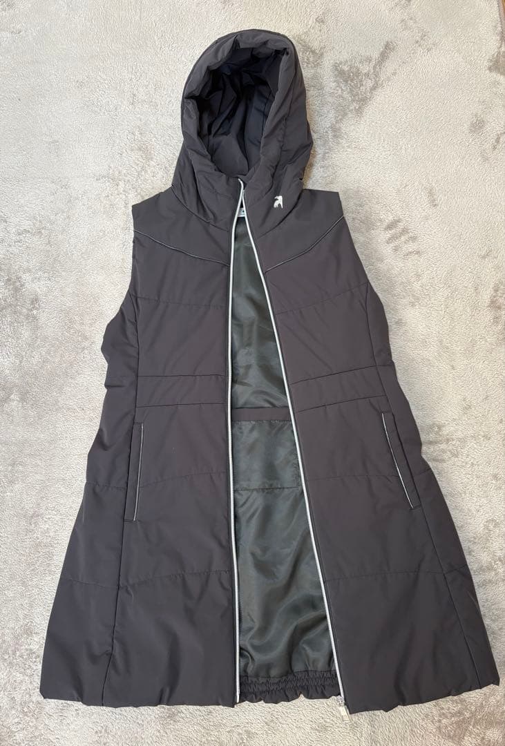 ルコック　ゴルフウエアレディース　M ベストワンピース 中綿入り　2way