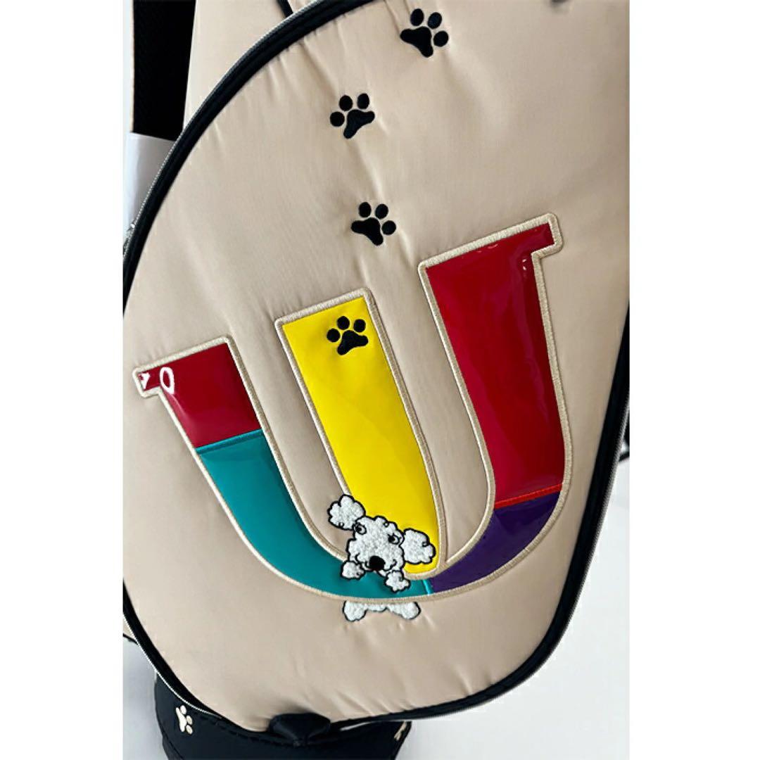 【新品】MUスポーツ 703R6152 キャディバッグ ベージュ