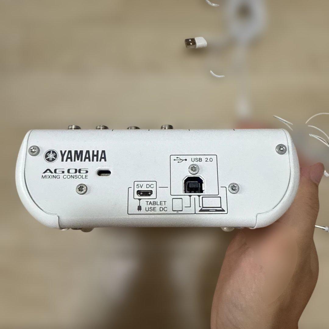 Yamaha AG06 オーディオインターフェイス 本体、ケーブルのみ 箱無し