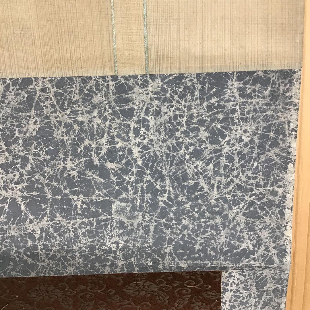 K茶道具　掛軸　奈良の名勝「月瀬春景(梅花)圖」　秋峯作　自作桐箱　S205KJ