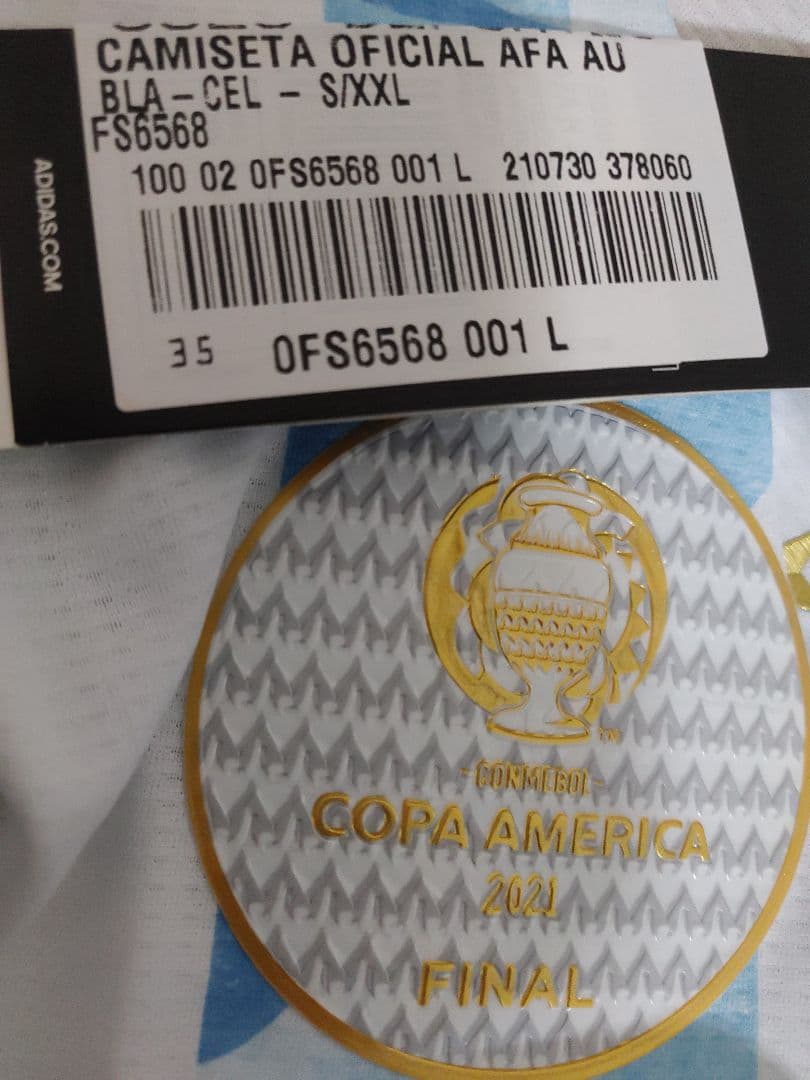 【正規品/タグ付き】アルゼンチン代表　メッシ　オーセンティック　ユニフォーム