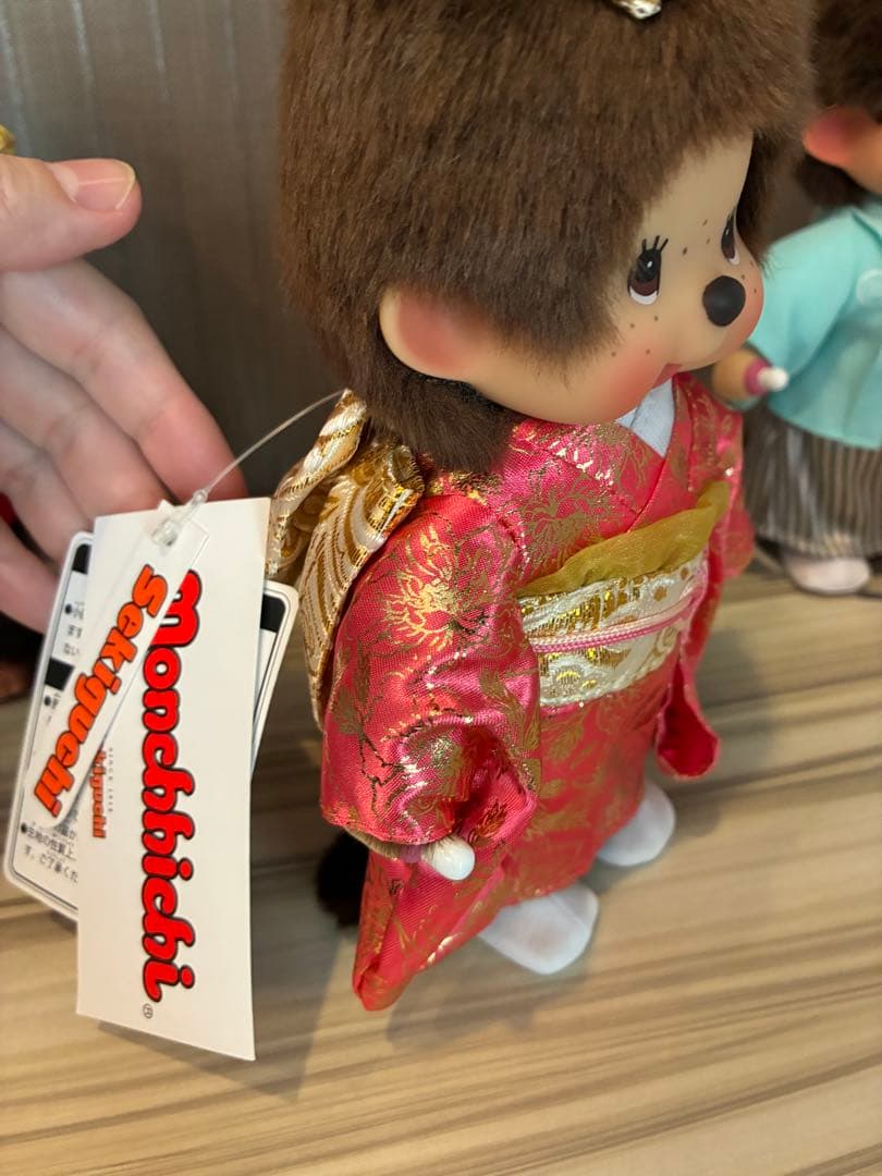 モンチッチ金太郎・紋付袴・振り袖　新品未使用　着物　人形の久月