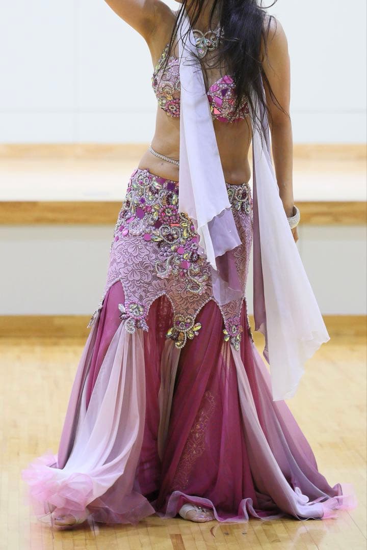 Irina ベリーダンス衣装　モーブピンク