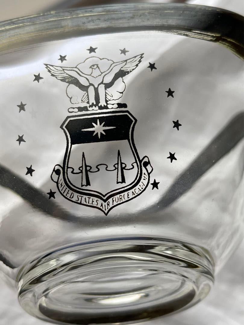 USA airforce academy アメリカ空軍養成学校ビンテージガラス