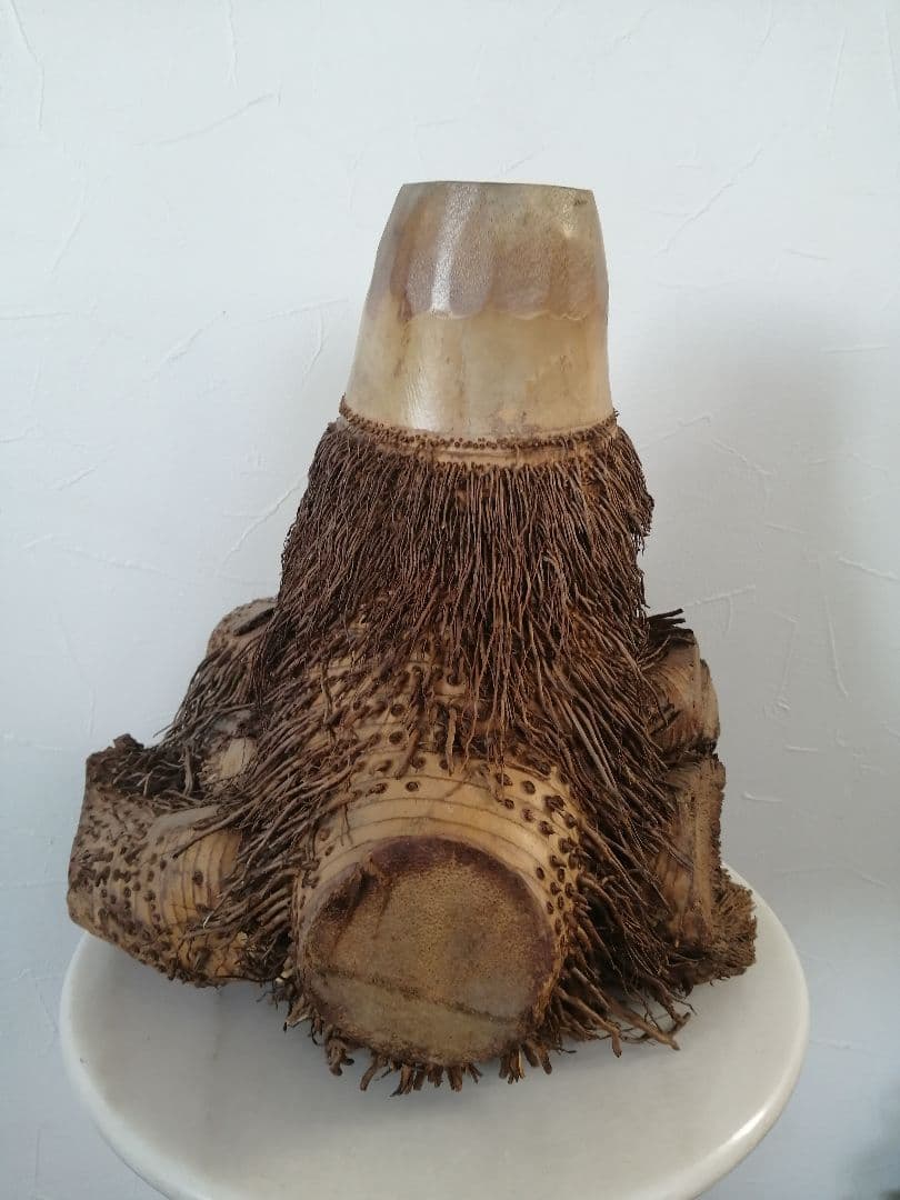 古美術 彫刻 竹彫 時代 竹根 人物 竹彫刻