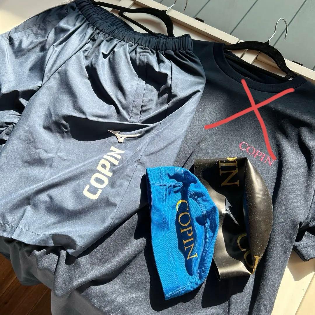 COPIN 半ズボン/メッシュキャップ/シリコンキャップ3点