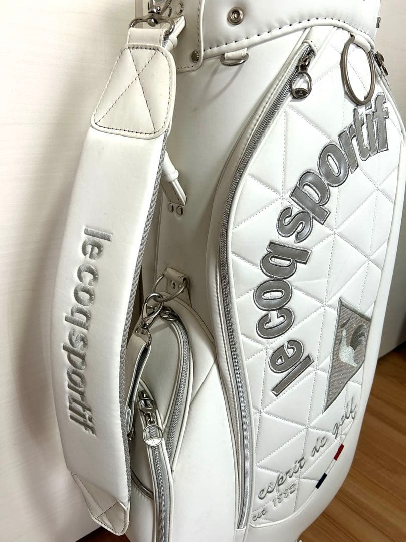 le coq sportif ゴルフバッグ ホワイト