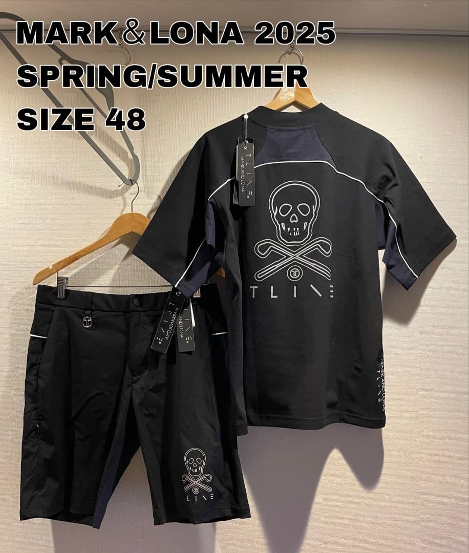 jessie✦新品✦マークアンドロナ✦25年春夏モックネック&パンツセット