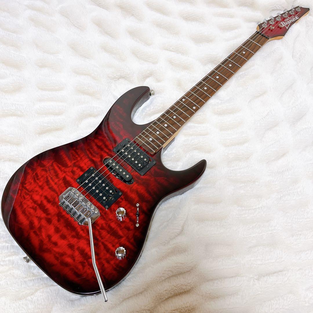 Ibanez アイバニーズ GRX70QA ストラト レッド