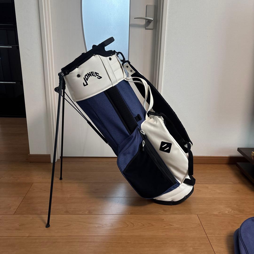 あ*き様 JONES キャディバッグ ネイビー/ホワイト