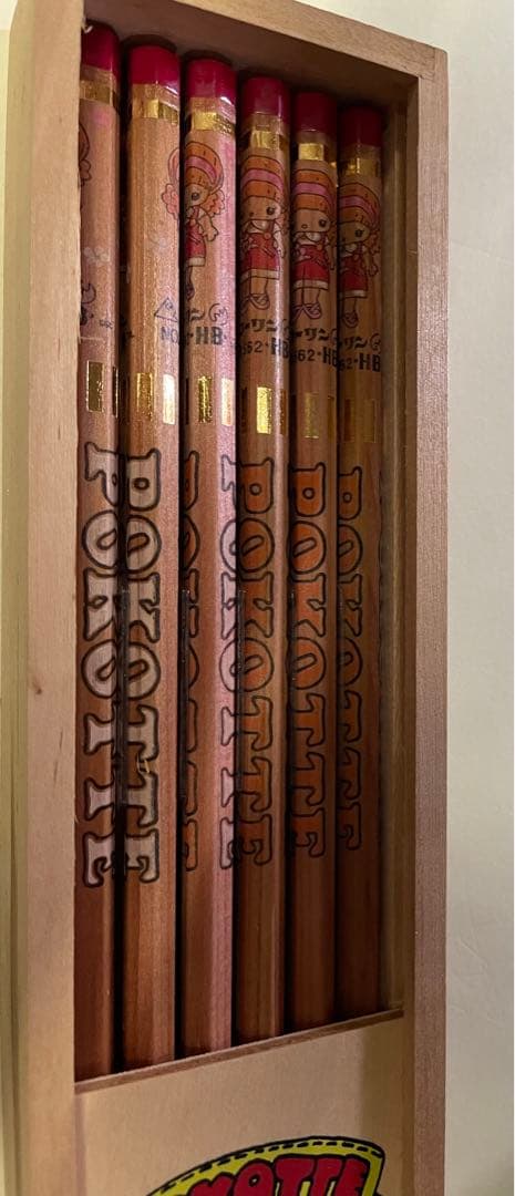 昭和レトロ鉛筆　木箱入り　ビンテージ 鉛筆　HB