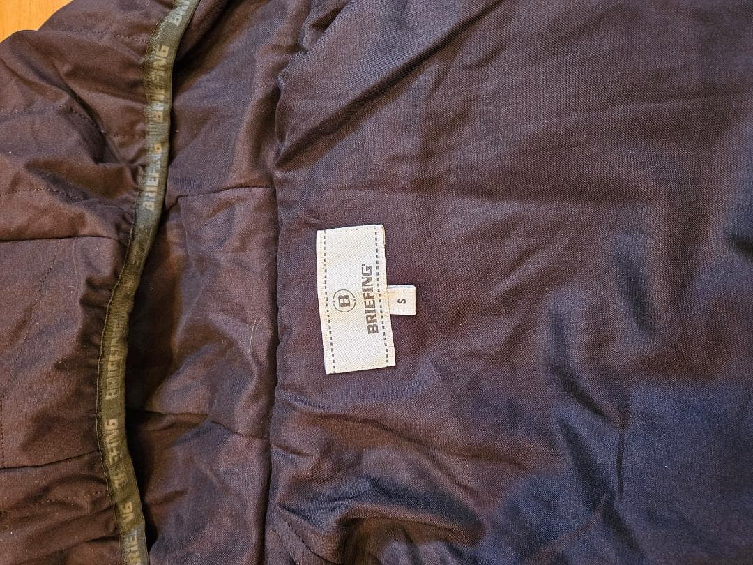 本日限定値下BRIEFINGヒーター付き ダウンジャケットS