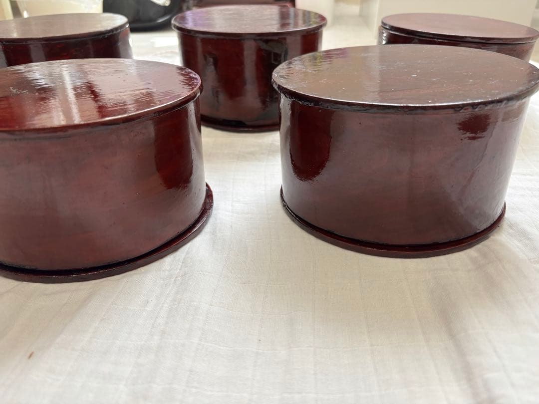 秋田　曲げわっぱ　丸弁当箱　昭和レトロ　レア