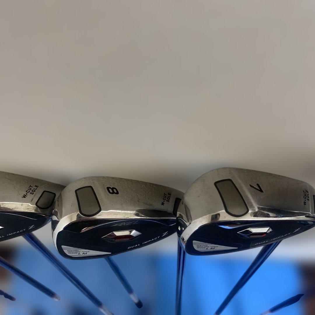 ゴルフクラブTSURUYA AXEL DUAL IMPACT Z LM 7本