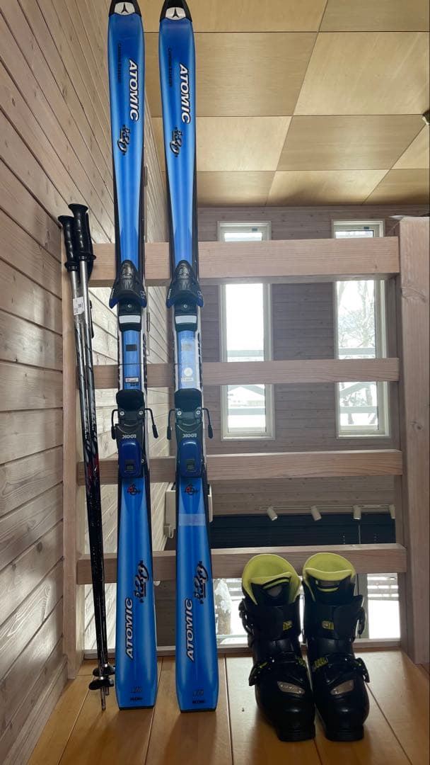 カービングスキー板大人男性170cmセットジュニア ATOMICアトミック美品