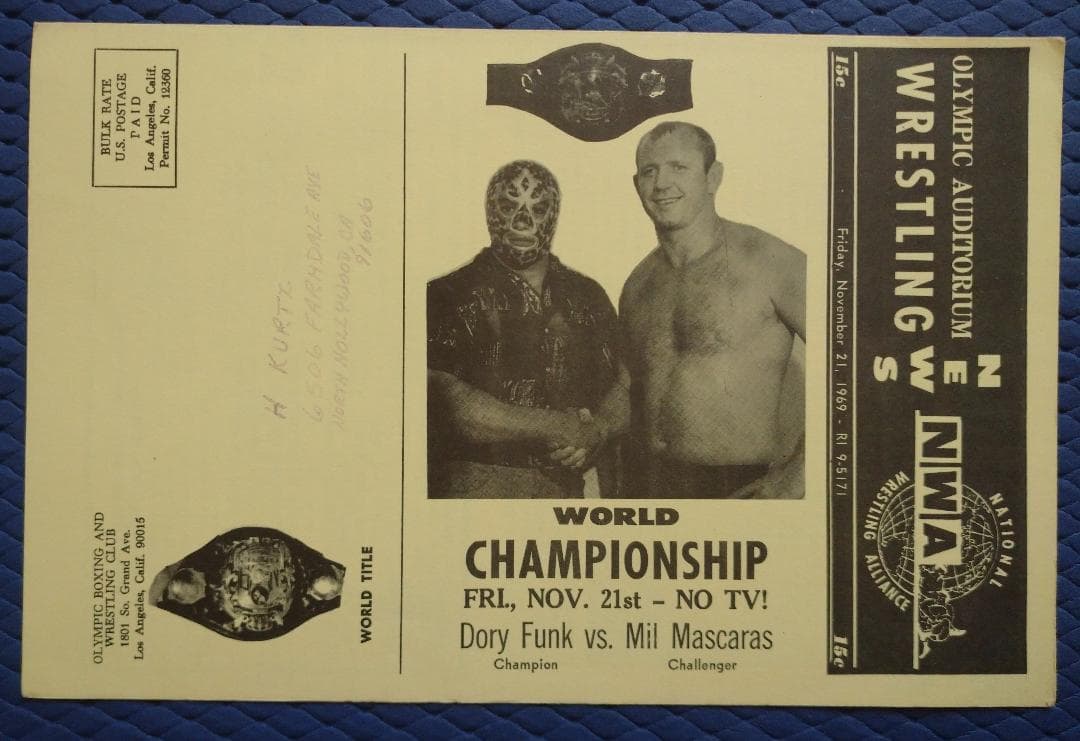 プロレス マスカラス NWA ドリー・ファンク