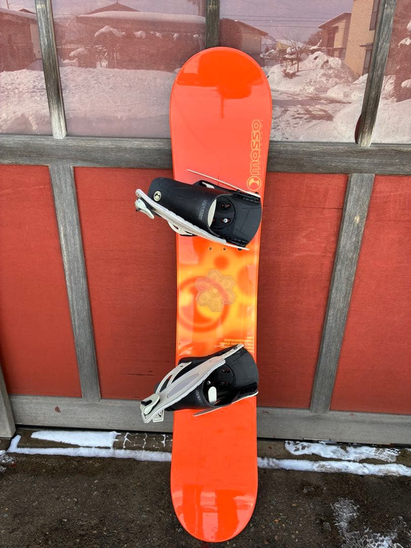 145cm massso スノーボード オレンジ
