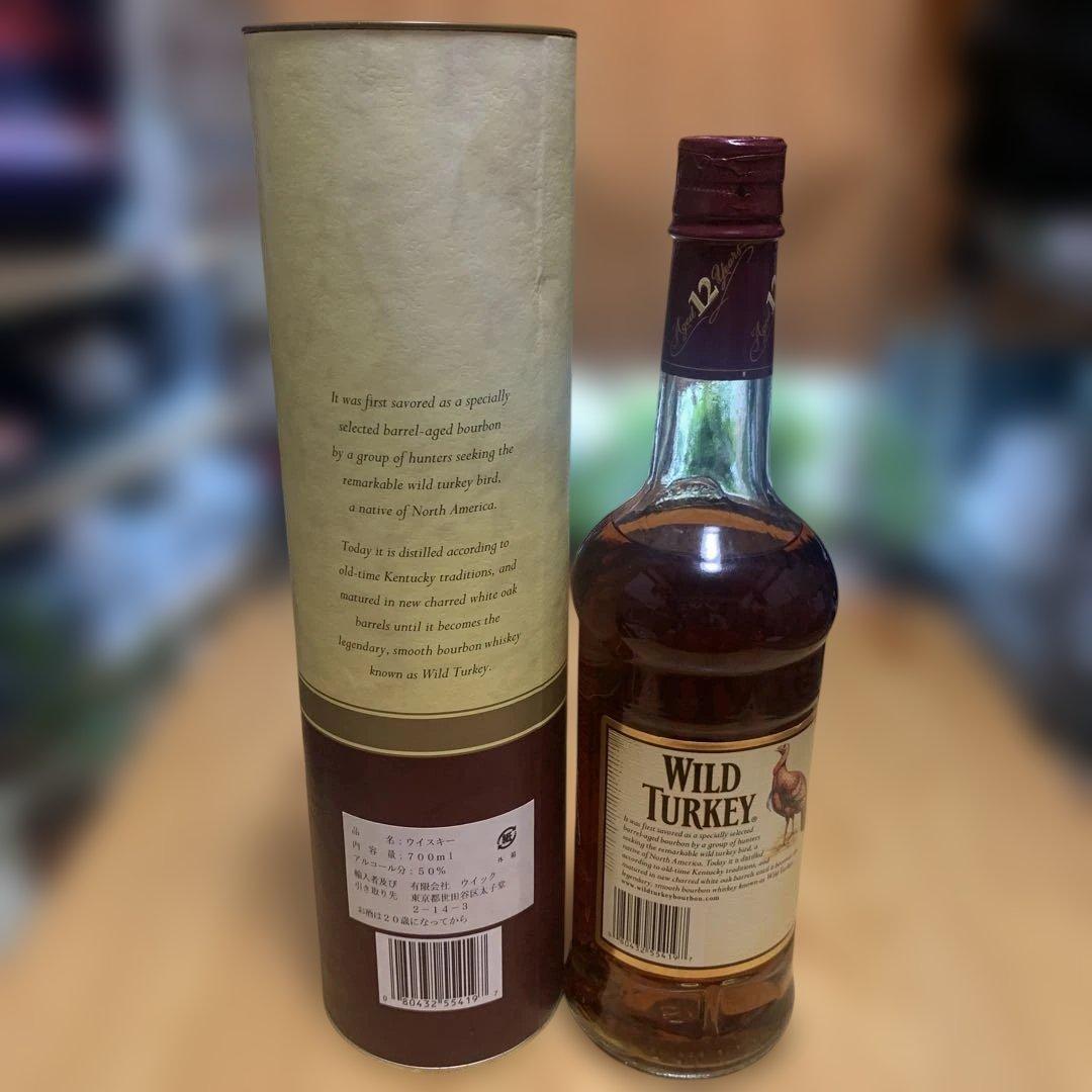 未開封希少　ワイルドターキー12年ウイスキー 旧ラベル101 プルーフ700ml